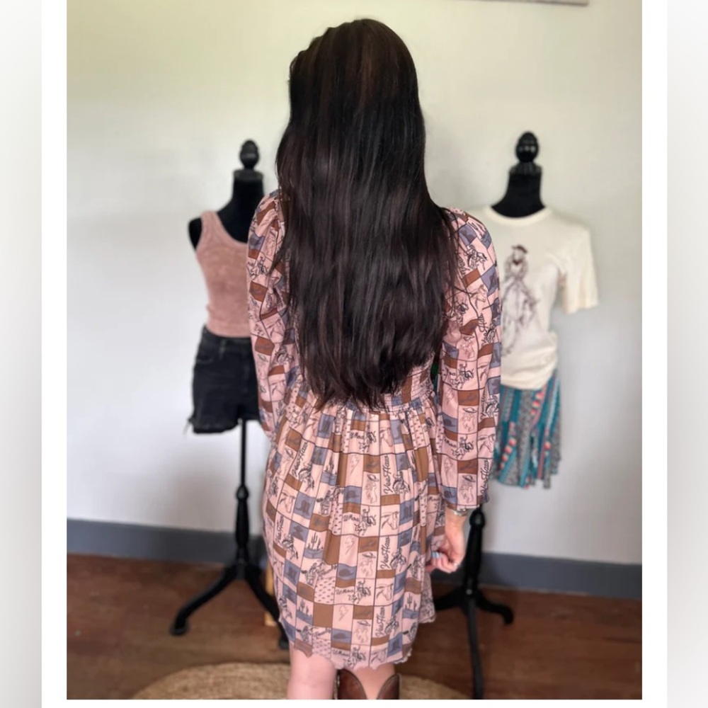 Coastal Cowgirl Long Sleeve Dress; Size XL - Picture 3 of 10